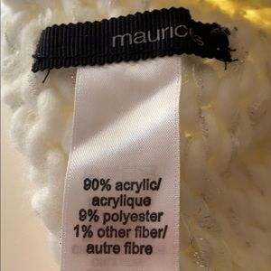 Maurices Other - Maurices Stocking hat cream with sparkle. Maurices Other - Maurices Stocking hat cream with sparkle.